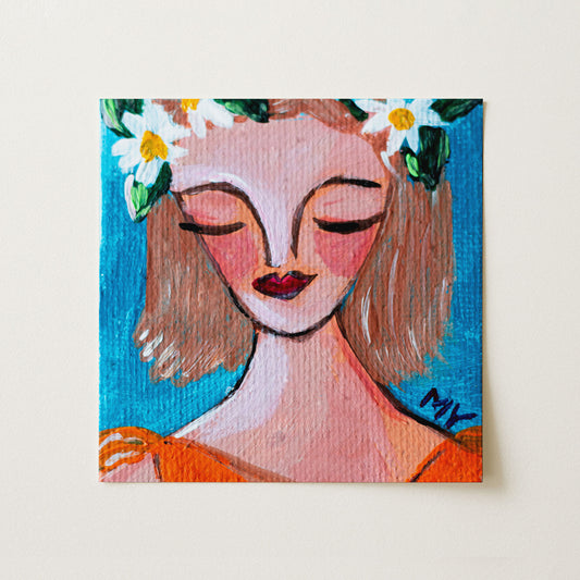 Mother Terra | Botanical Fine Art Print 8"x8" | Part of The 100 Muses Project