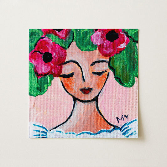 Nostalgia | Botanical Fine Art Print 8"x8" | Part of The 100 Muses Project