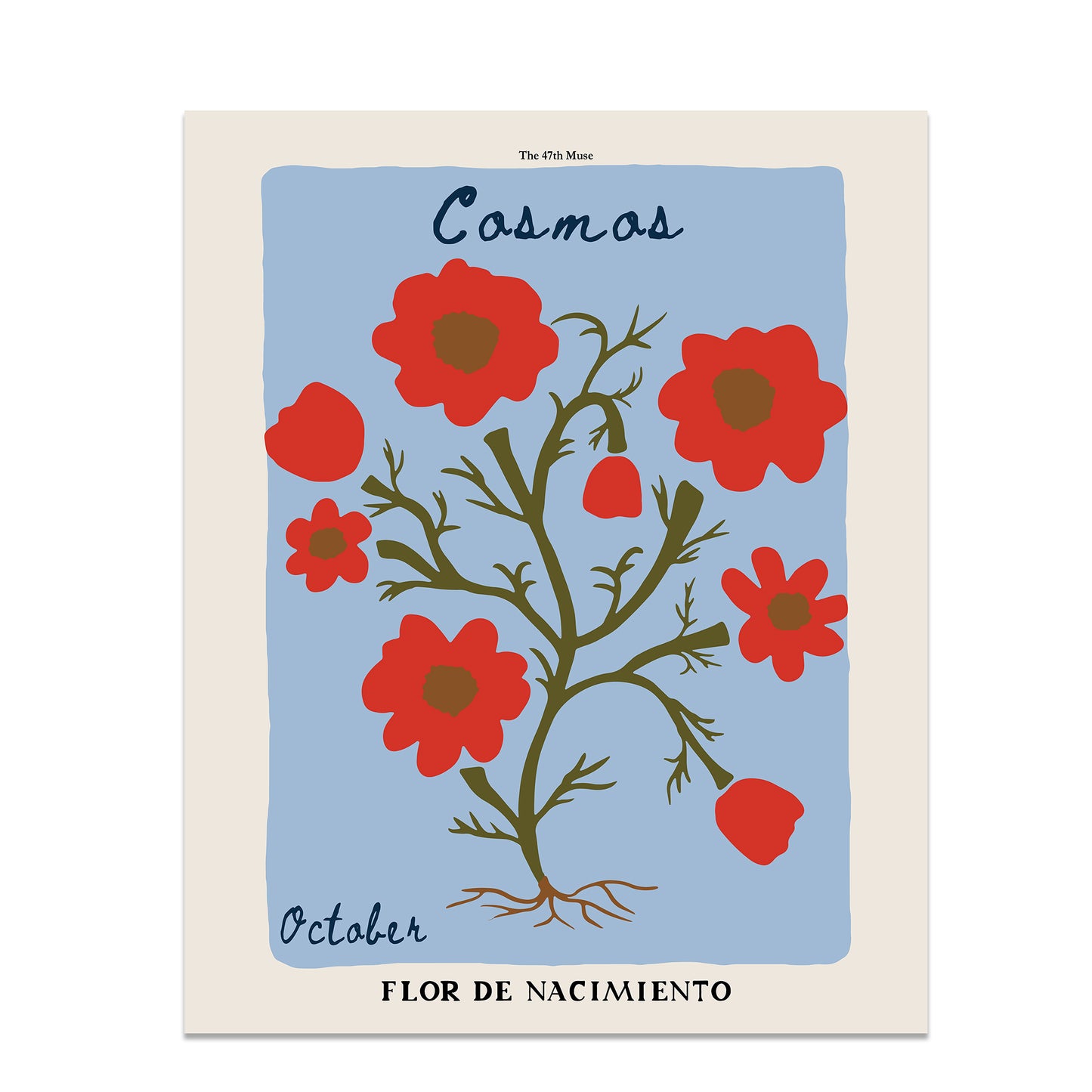 October Birth Flower Art Print