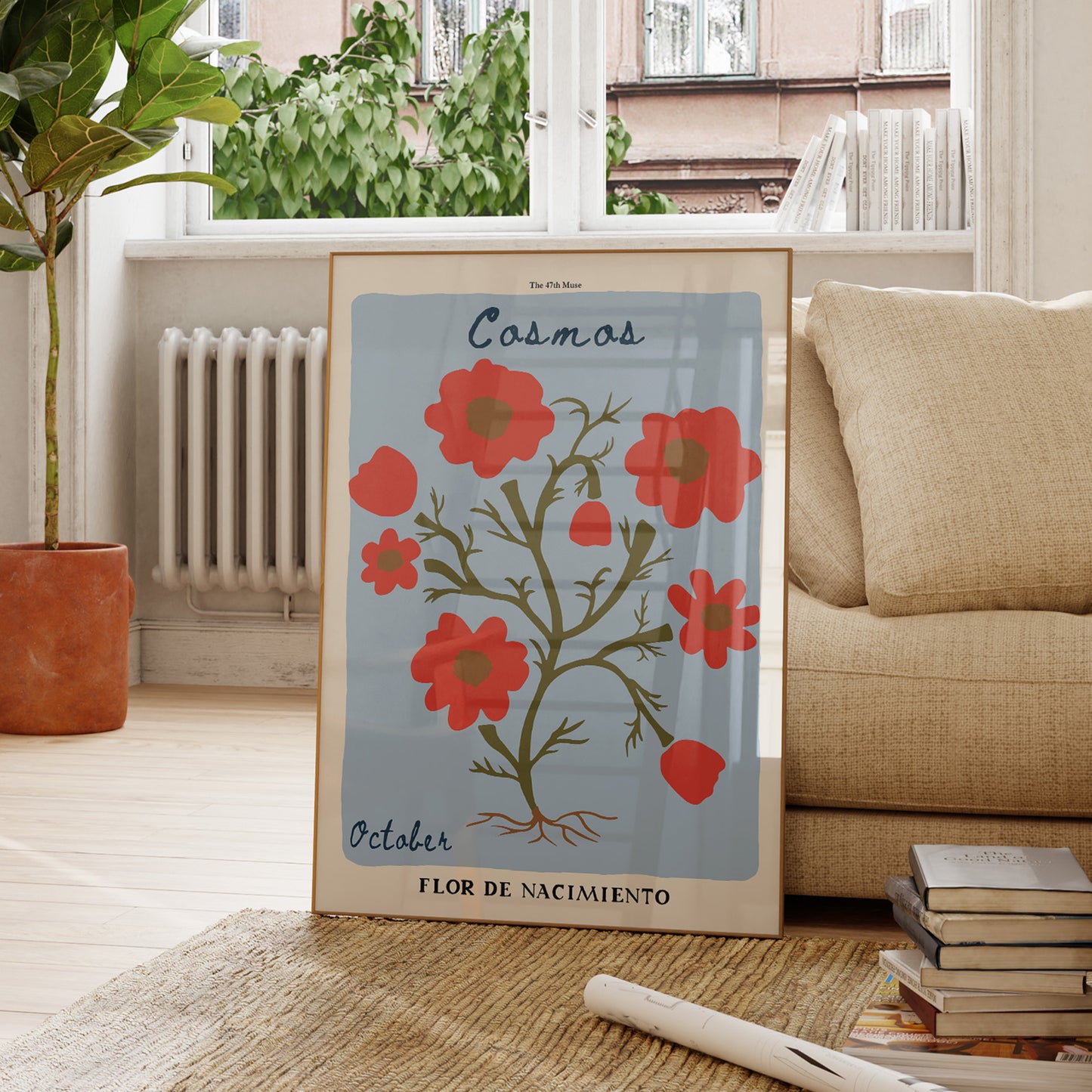 October Birth Flower Art Print