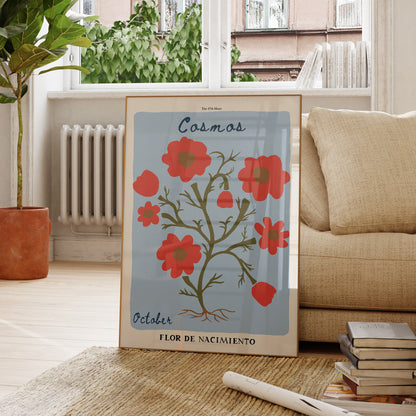 October Birth Flower Art Print