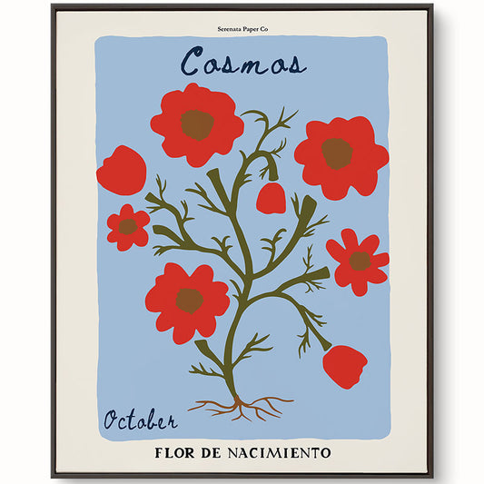 October Birth Flower Art Print