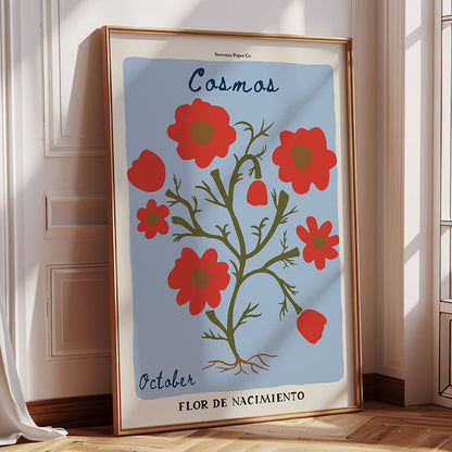 October Birth Flower Art Print