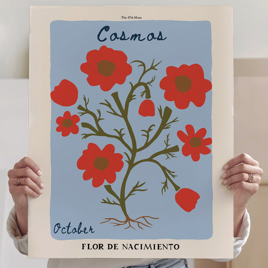 October Birth Flower Art Print