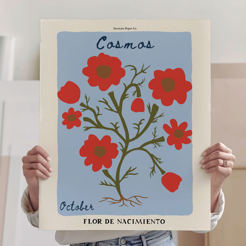 October Birth Flower Art Print