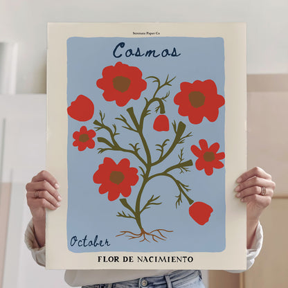 October Birth Flower Art Print