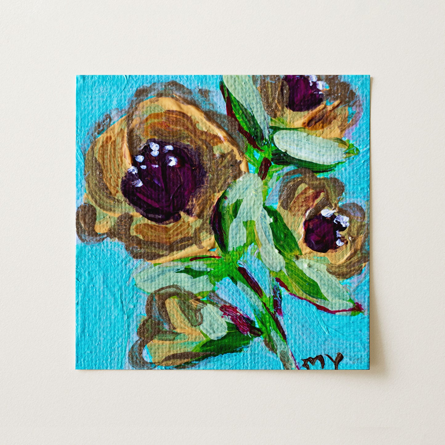 Petal Harvest | Botanical Fine Art Print 8"x8" | Part of The 100 Muses Project
