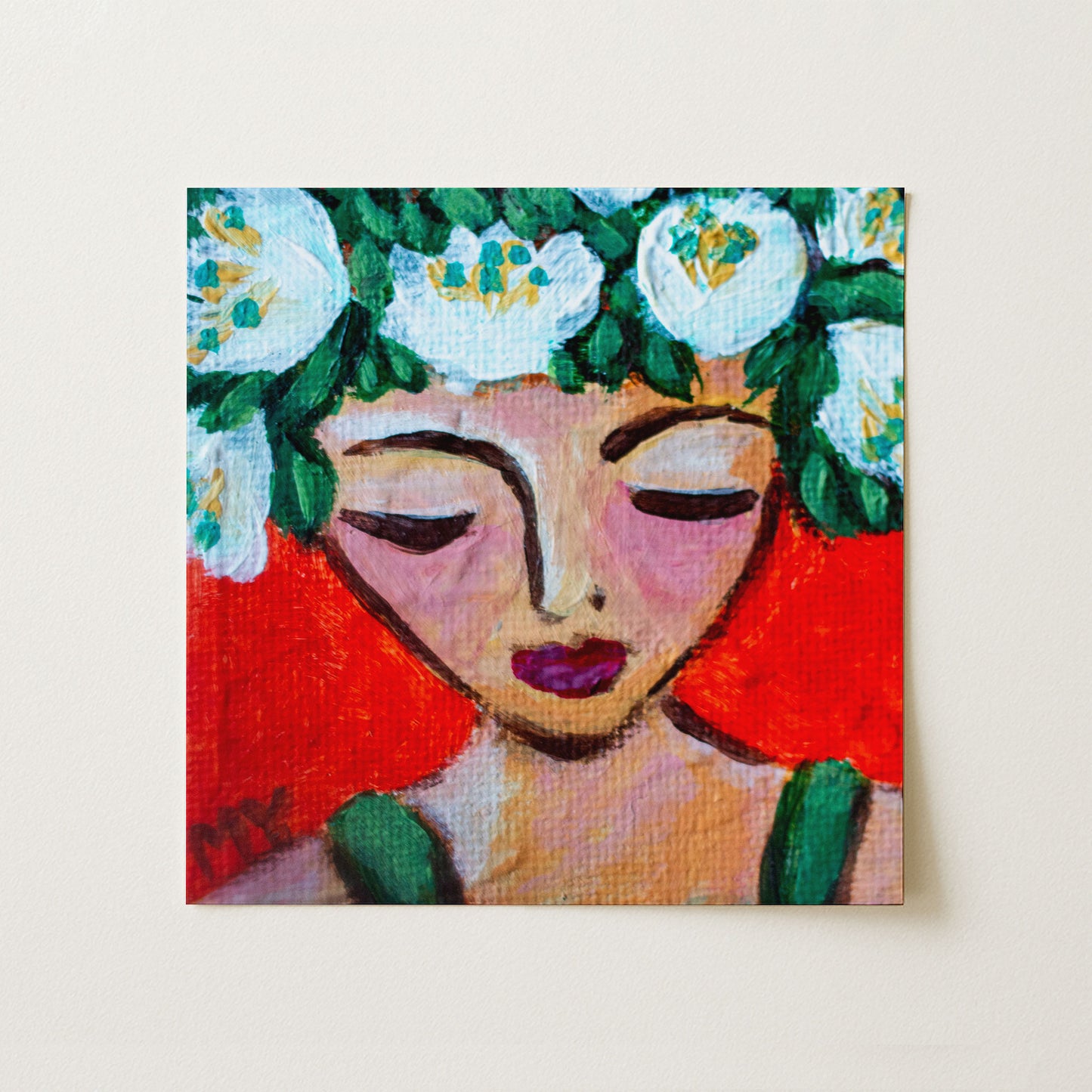 Pixie | Botanical Fine Art Print 8"x8" | Part of The 100 Muses Project