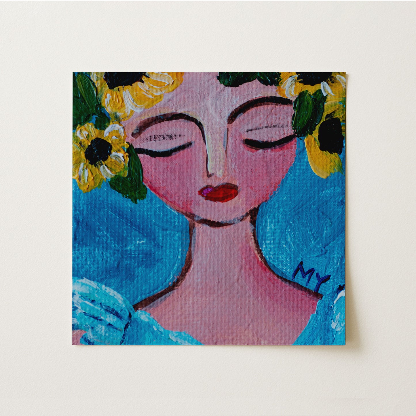 Presence | Botanical Fine Art Print 8"x8" | Part of The 100 Muses Project