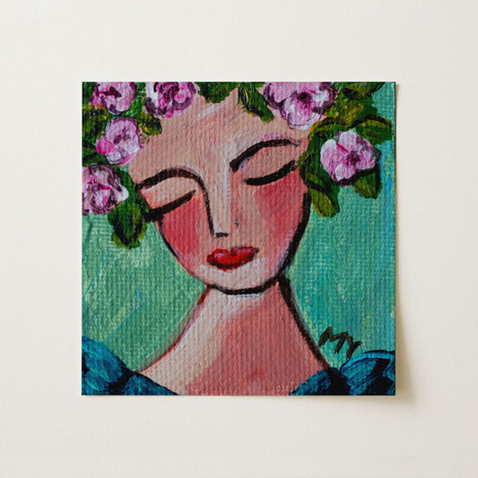 Radiance | Botanical Fine Art Print 8"x8" | Part of The 100 Muses Project