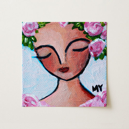 Rain Dance | Botanical Fine Art Print 8"x8" | Part of The 100 Muses Project