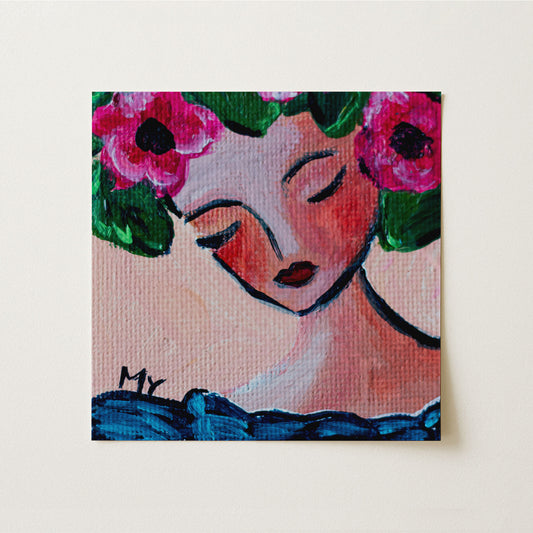 Recuerdo | Botanical Fine Art Print 8"x8" | Part of The 100 Muses Project