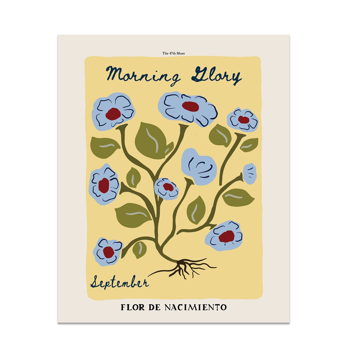 September Birth Flower Art Print