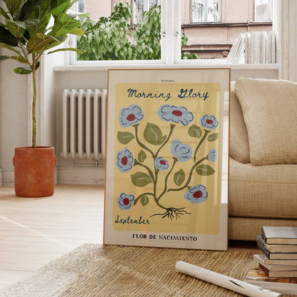 September Birth Flower Art Print