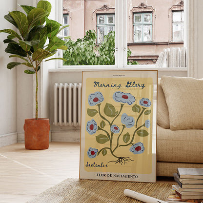 September Birth Flower Art Print