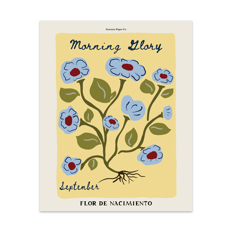 September Birth Flower Art Print
