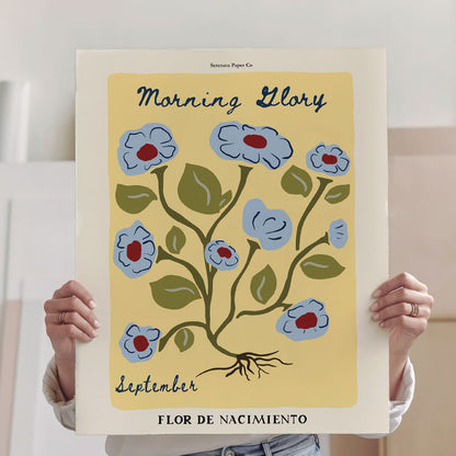 September Birth Flower Art Print