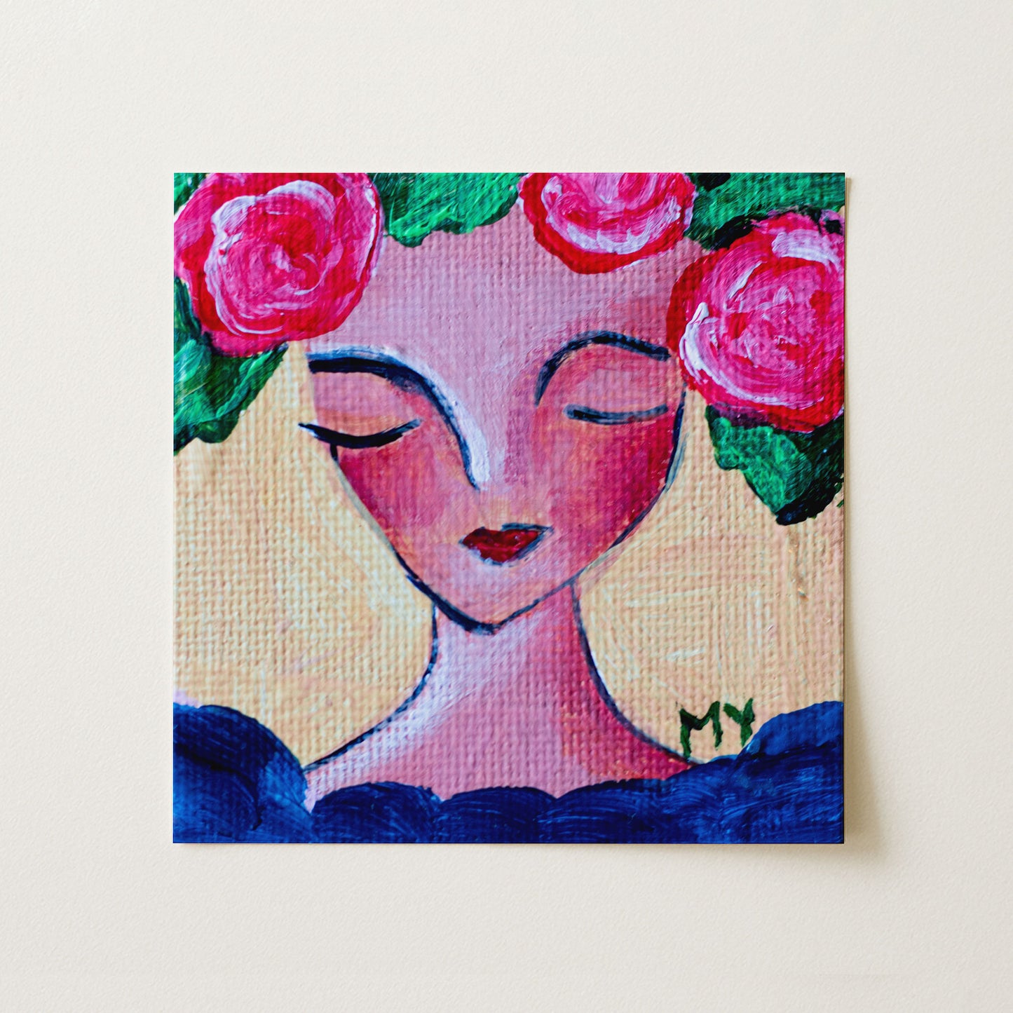 Shimmer | Botanical Fine Art Print 8"x8" | Part of The 100 Muses Project