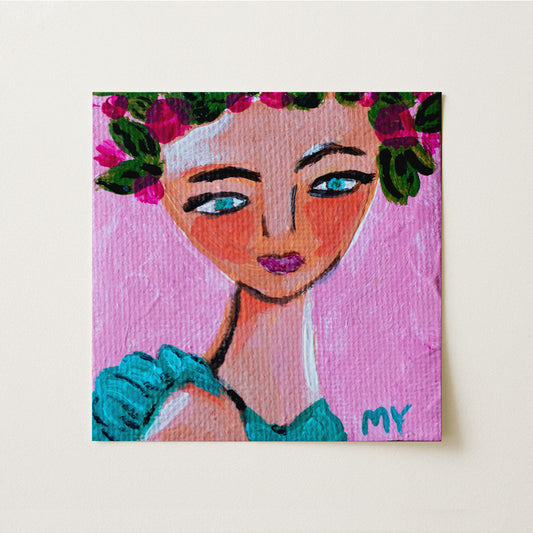 Solace | Botanical Fine Art Print 8"x8" | Part of The 100 Muses Project