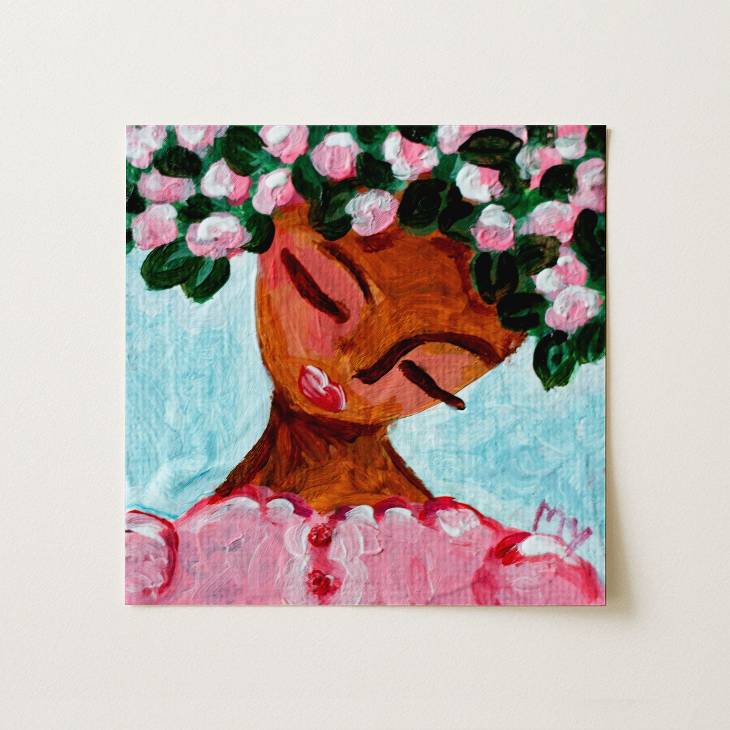 Stefania | Botanical Fine Art Print 8"x8" | Part of The 100 Muses Project