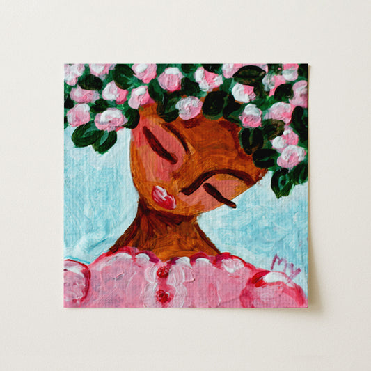 Stefania | Botanical Fine Art Print 8"x8" | Part of The 100 Muses Project