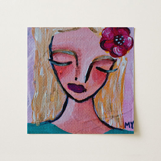 Strength | Botanical Fine Art Print 8"x8" | Part of The 100 Muses Project