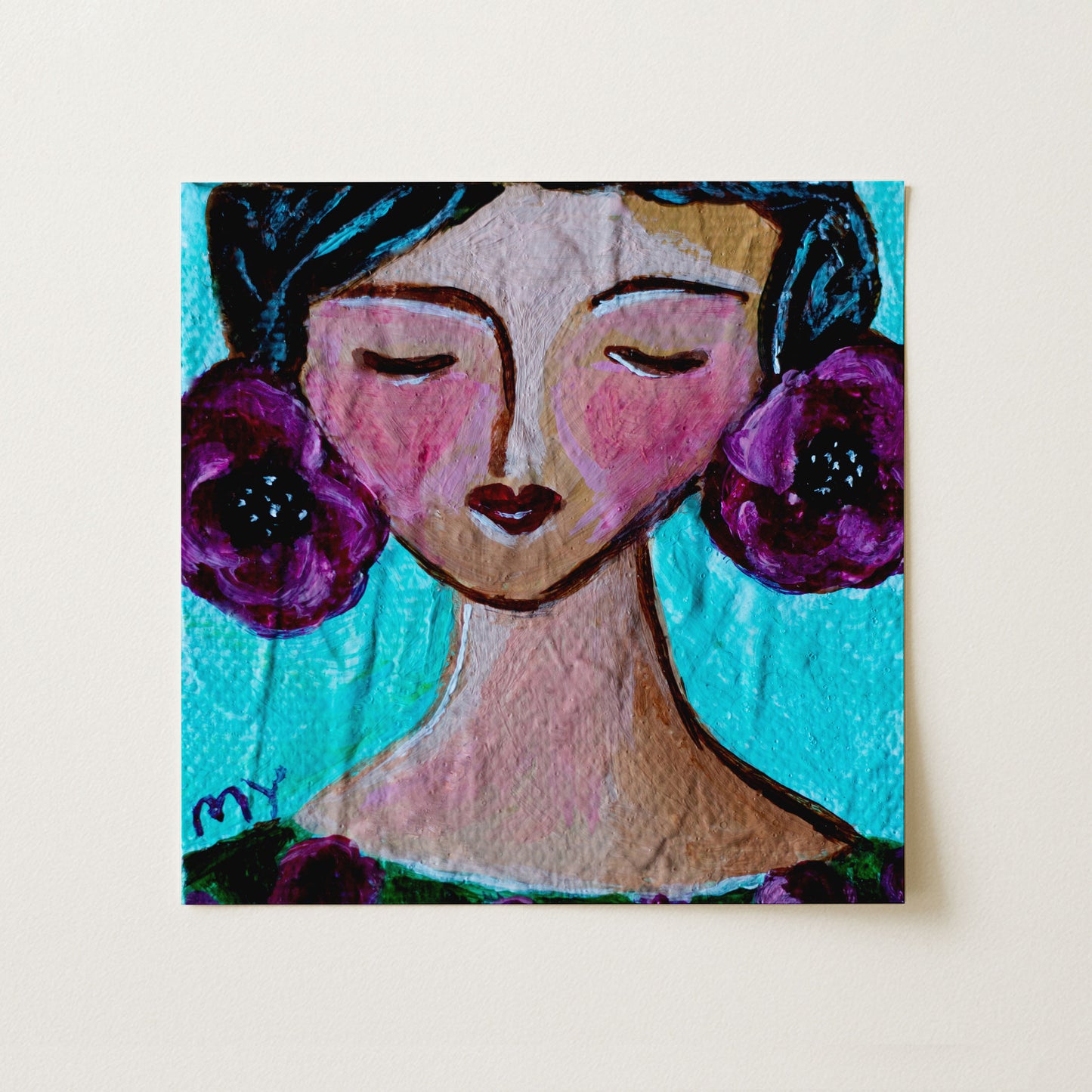 Sunkissed | Botanical Fine Art Print 8"x8" | Part of The 100 Muses Project