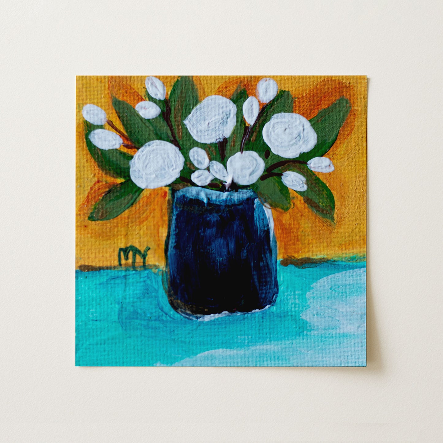 Sunlit | Botanical Fine Art Print 8"x8" | Part of The 100 Muses Project