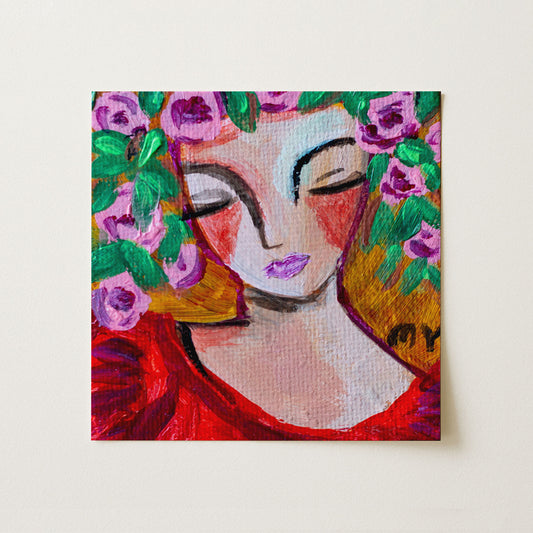 Sunray | Botanical Fine Art Print 8"x8" | Part of The 100 Muses Project