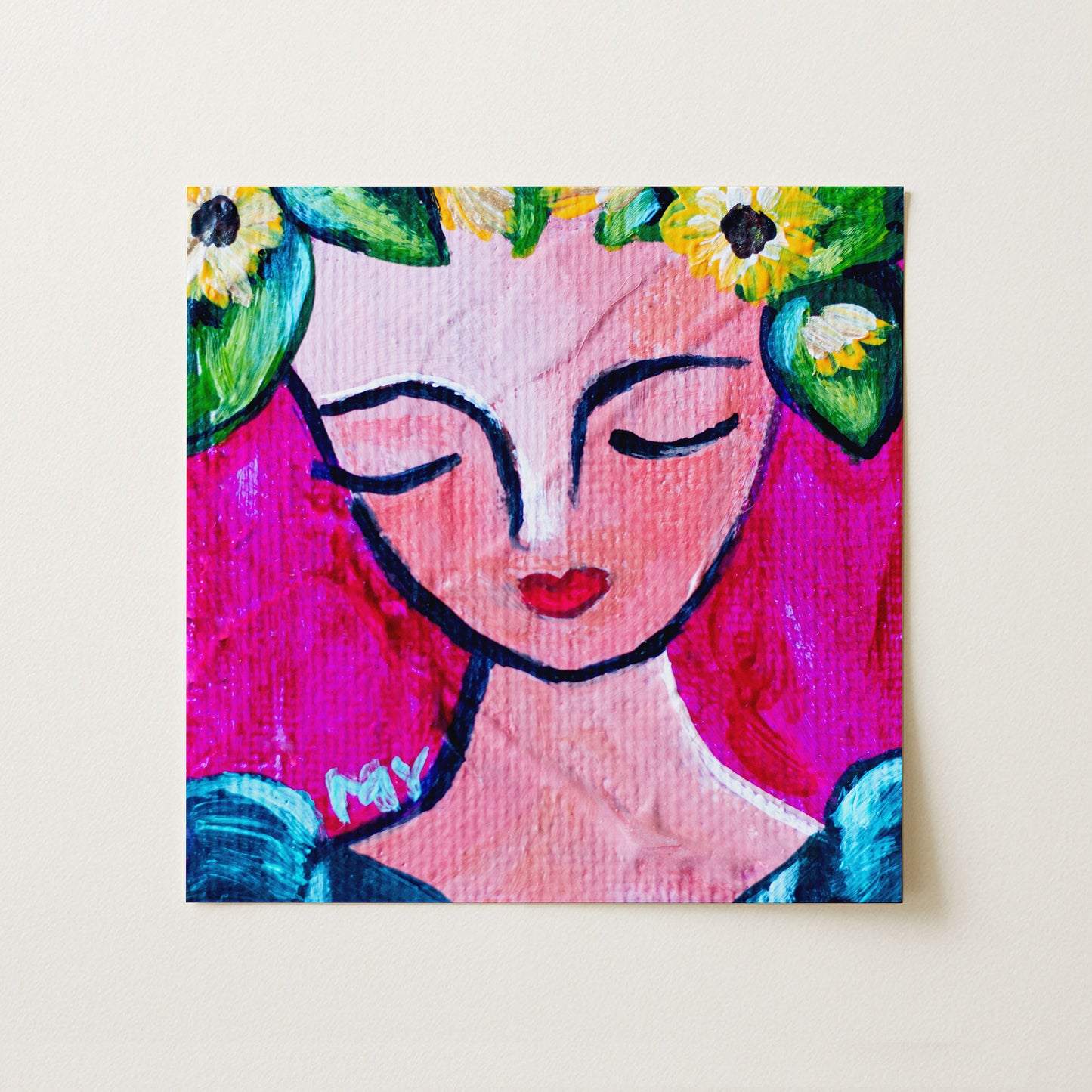 Tesoro | Botanical Fine Art Print 8"x8" | Part of The 100 Muses Project