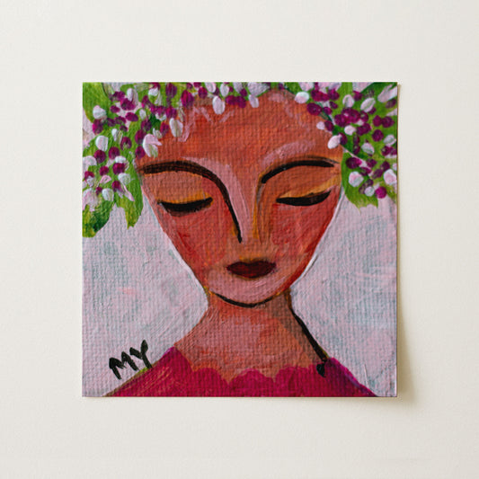 Timeless | Botanical Fine Art Print 8"x8" | Part of The 100 Muses Project