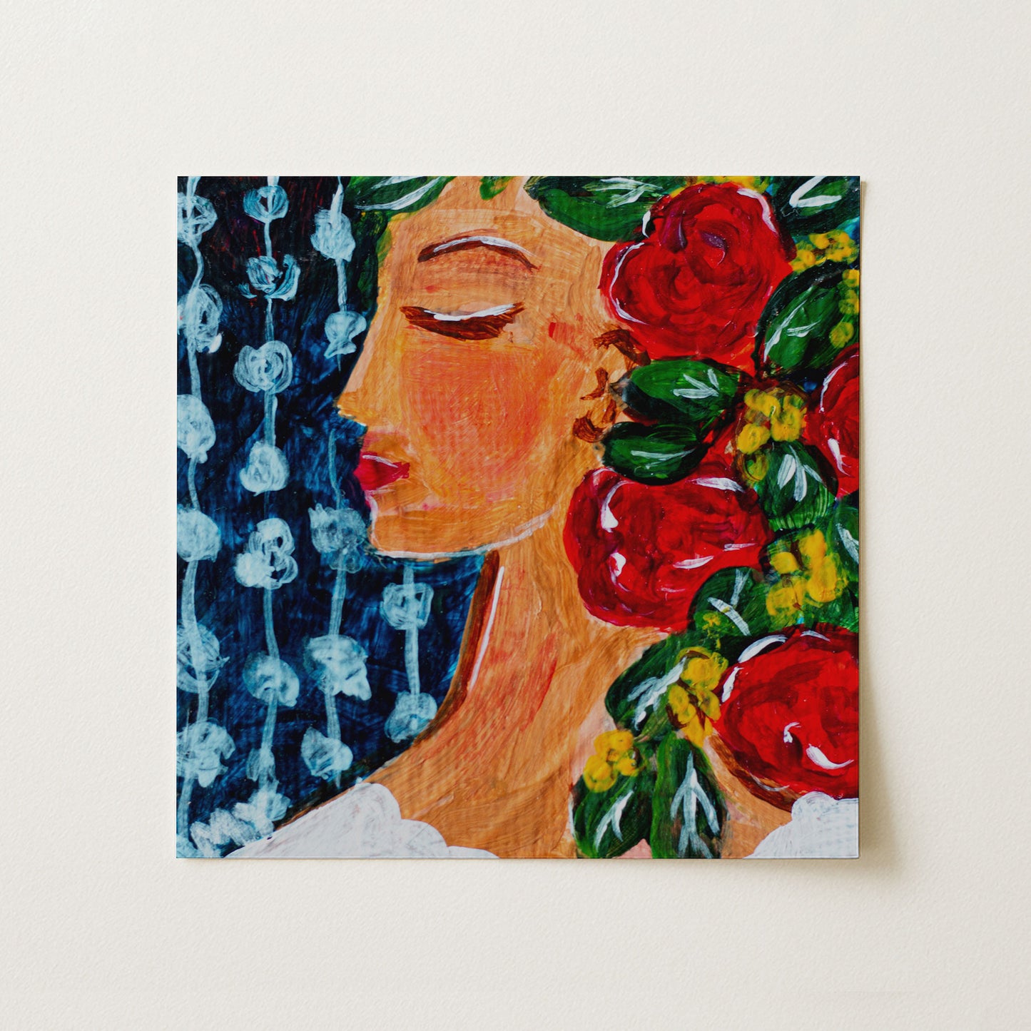 Untamed | Botanical Fine Art Print 8"x8" | Part of The 100 Muses Project