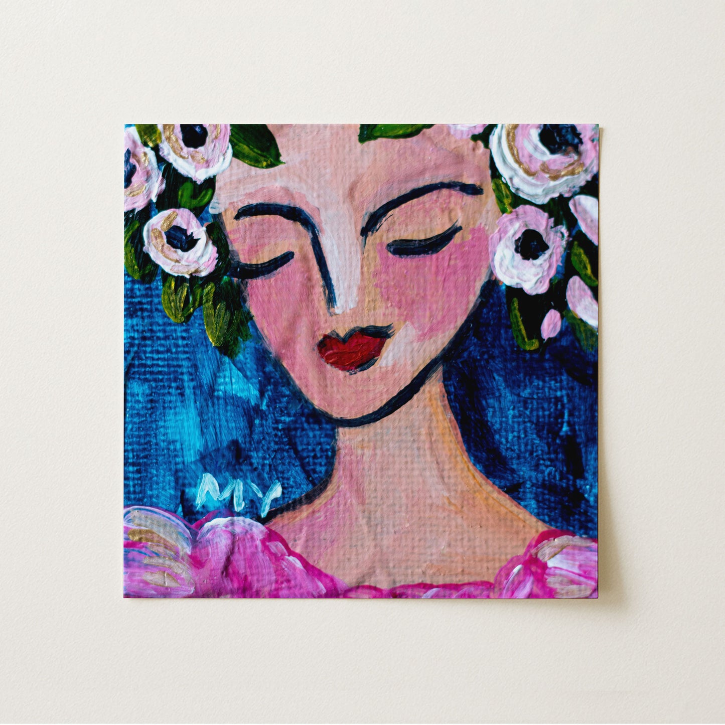 Willow | Botanical Fine Art Print 8"x8" | Part of The 100 Muses Project