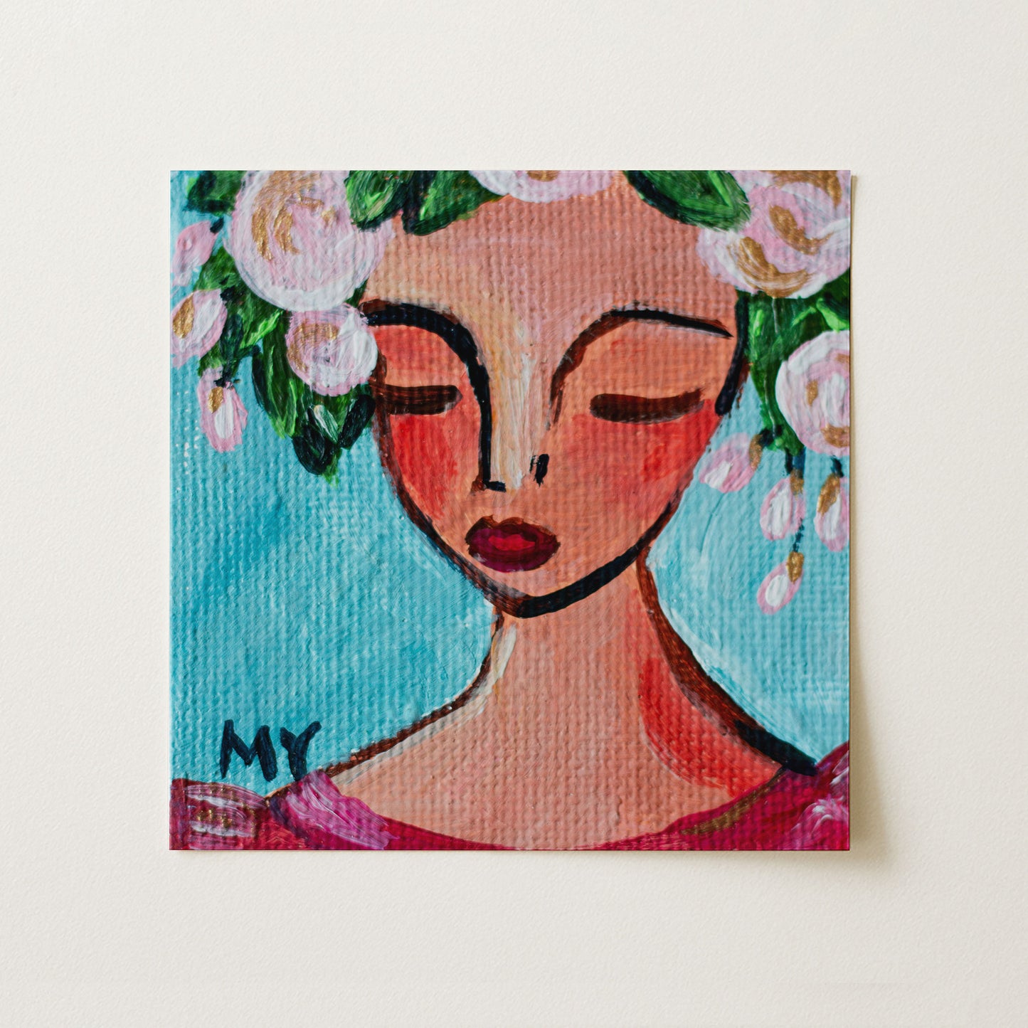 Youth | Botanical Fine Art Print 8"x8" | Part of The 100 Muses Project