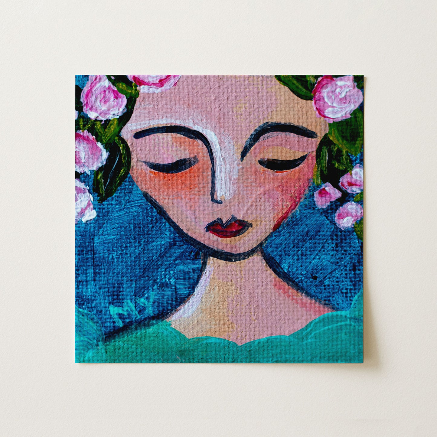 Dewdrop | Botanical Fine Art Print 8"x8" | Part of The 100 Muses Project