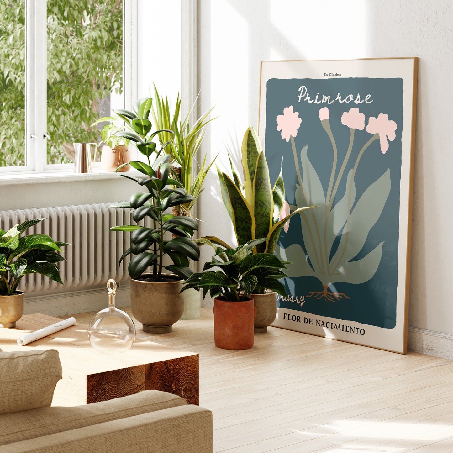 February Birth Flower Art Print