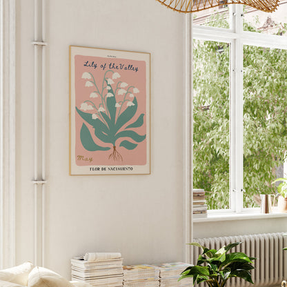 May Birth Flower Art Print