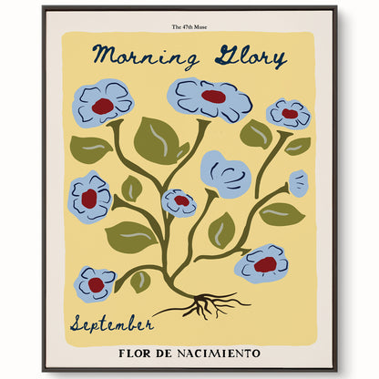September Birth Flower Art Print
