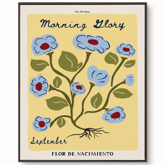 September Birth Flower Art Print